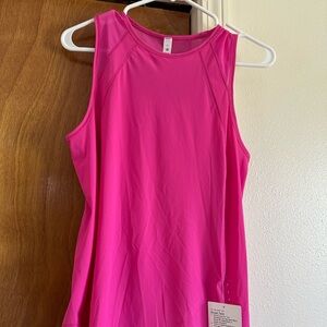 Pink Lululemon running top size 6